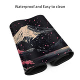 Extra Xxxl Japanese Cherry Blossom Gaming Mouse Pad, Watercolor Mouse Pads Keyboard Mat, Stitched Edges Mousepad, Non-Slip Rubber Base Desk Mat For Office & Home (48X24 Inch)