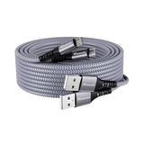 Micro Usb Cable Android Charger 6Ft 2Pack Compatible With Ps4 Charger Cord - High Speed 2.0 Usb A Male To Micro Usb Nylon Braided Cable For Android Phone