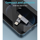 Usb C Female To Lightning Male For Iphone Otg Adapter(2Pack) Apple Charger Data Sync Dongle Type-C Camera Card Reader Flash Drive Keyboard Mouse U Disk Converter For 14 13 11 12 Pro Max X Xs 8 7 Plus