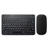 2 Pack Ultra-Slim Bluetooth Keyboard And Mouse Portable Mini Wireless Keyboard Rechargeable For Apple Ipad Iphone Samsung Tablet Iphone Smartphone Ios Android Windows, Round Keys Pink