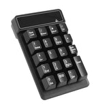 Wireless Number Pad, Numeric Keypad Ultra-Silent Rechargeable 2.4G 35 Keys For Laptop,Desktop,Pc, Notebook