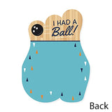 Big Dot of Happiness Strike Up the Fun - Bowling - Shaped Thank You Cards - Birthday Party or Baby Shower Thank You Note Cards with Envelopes - Set of 12