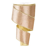 2.5Inch X 10 Yards Christmas Velvet Ribbon,2.5" Wide Wired Ribbon For