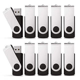 10 Pack 32Gb Flash Drive Usb Drive Memory Stick Thumb Drive, Black Usb 2.0
