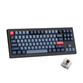 V3 Max Tkl Wireless Mechanical Keyboard, Qmk/Via Rgb Bluetooth/2.4 Ghz/Wired, 87 Keys Hot-Swappable With Gateron Brown Switch, Compatible With Mac Windows Linux