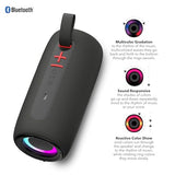 Bluetooth Speaker 25W Portable Wireless, Super Bass Stereo Sound, Splash-Resistant Outdoor Speaker with 24H Playtime, Colorful LED Lights, TWS