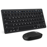 OMOTON Bluetooth Keyboard & Mouse Combo, Wireless Set for iPad Pro 13/11 (2024)/12.9, 10th/9th/8th/7th Gen, Air 6/5/4 and Other Bluetooth Enabled Devices (Black)