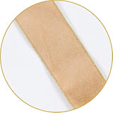 2.5Inch X 10 Yards Christmas Velvet Ribbon,2.5" Wide Wired Ribbon For