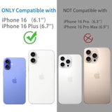 iPhone 16 & 16 Plus Camera Lens Protector 3-Pack Tempered Glass 9H