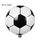 10 Pc 18 Inch Mylar Soccer Balloons for World Cup Party Decorations