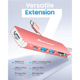 Usb C Hub,Usb C Dongle,7In1 Usb C To Hdmi Multple Adapter Compatible For Macbo