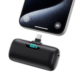 5000mAh Mini USB-C PD Fast Charging Power Bank with LCD for iPhone iPad Android