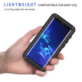 For Samsung Galaxy S9+ Plus Case, Ip68 Waterproof Dustproof Case With Built-In Screen Protector, Rugged Full Body Shockproof Protective Phone Cover For Samsung S9 Plus (Black)