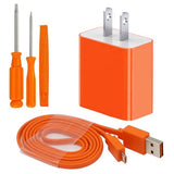 Charger Charging Cable Compatible for Ring Enabled Video Doorbell (Released in 2020) 2/3/3 Plus/ 4, Peephole Cam, Doorbell Pro, Camera Battery