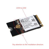 2Pcs M.2 Ngff Nvme Ssd Length Extend Adapter 2230 To 2242 Only Ssd Extension Bracket Card Plate Pcb Board Solid Hard Disk Converter For Raspberry Pi And Pc Computer