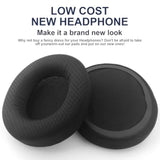 Kraken Kitty V2 Pro Ear Pads Replacement Ear Pads Cushions Compatible With Razer Kraken Kitty V2 Pro Headphones Comfort Mesh Fabric Memory Foam Headset Earpads Ear Cups Cover Repair Parts (Black)