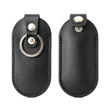 2Pcs Dermis Usb Storage Case Leather Cover For Usb Flash Drive Easy Storage (Ellipsoid)