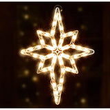 18" 50 Lighted Bethlehem Star Christmas Light Window Sculpture Decoration