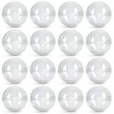 Capsule Vending Machine Round 100 Pcs 2 Inch - Gumball Machine Capsules Bulk Clear Container - Easter Basket Stuffers Birthday Gifts Pinata Stuffers Diy Craft Supplies - Clear Capsules Empty