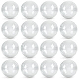 Capsule Vending Machine Round 100 Pcs 2 Inch - Gumball Machine Capsules Bulk Clear Container - Easter Basket Stuffers Birthday Gifts Pinata Stuffers Diy Craft Supplies - Clear Capsules Empty