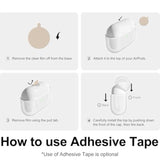 For Airpods 4 Case Clear Hard Plastic, Transparent Simple Cute Airpods 4Th Generation Case With Keychain, Girly Y2K Aesthetic Trendy Airpods Cover Accessories For Women Girl, Green