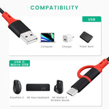 Smays Charger Compatible for Logitech MX Keys Keyboard, MX Master 3 Wireless Mouse, USB-C Cable