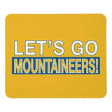 Let'S Go Mountaineers Mousepad Mouse Pad Desk Accessories 9.5"X8" Color:Let'S Go Mountaineers