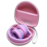Kids Headphones Case Compatible With Iclever Bth12 / Bth20/ Bth26/Hs19, Joyspark, Candy Bila, Earfun, Midola, Imyb Foldable Kids Headphones, Pink Travel Storage Bag