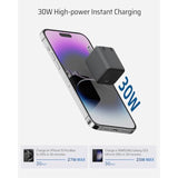 30W Phone Charger 2 Pack, Usb C Pd 3.0 Fast Charging Wall Charger Block, Compact And Foldable Mini Power Adapter For Iphone 16/15/14/13, Galaxy S24 Ultra/S23, Pixel, Ipad, And More (Black)