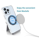 Universal Magnetic Ring, Magnetic Adapter Ring,Magnet Sticker Compatible With Magsafe Accessories & Wireless Charging For Iphone 15/14/13/12 Series, Galaxy S23/S22 Ultra And Phone Case,Black -2Pcs