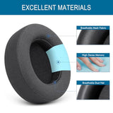 Earpads Replacement For Corsair Virtuoso Pro Headphone,Ear Pads Cushions With Mesh Fabric,High-Density Softer Memory Foam,Black