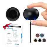 2Pack Portable Mini Speaker, Bluetooth ,Wireless Micro Speaker For Phone/Pc/Tablet, Rechargeable Battery, Built-In Microphone, Cute Mini Speaker With Strap To Carry, Black
