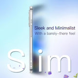 JETech Slim Case for iPhone 17 6.3-Inch with Camera Lens Full Protection, Ultra-Thin Lightweight Clear Minimalist Protective Phone Cover (Clear)