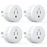 15A Smart Plug, Wi-Fi & Bluetooth Smart Outlet For High-Power Home Appliances, Works With Alexa & Google Home, Easy Setup, Timer & Remote Control, Fcc & Etl Certified, 2.4Ghz Wi-Fi Only