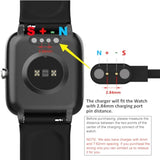 2-Pack Charger Compatible With Veryfit/Da Fit Smart Watch Charger, Replacement Opposite Polarity Charging Cable For Smart Watch With Da Fit/Veryfit App, 2 Pin Spacing Compatible 2.54Mm (One Fit)
