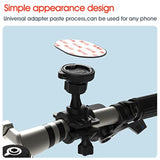 Bike Phone Mount,Motorcycle Phone Holder With Universal Adapter,Detachable Adjustable 360° Rotation Handlebar Clamp Compatible With Iphone Samsung Galaxy Google?Series C - 1St Gen?