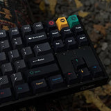 Pbt Black Gray Keycaps 153 Keys Cherry Profile Custom Iso Ansi Keyboard Keycap