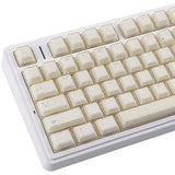 White Keycaps,166 Keys Pbt Custom Translucent Keycaps,Cherry Profile Crystal Jelly Keycap Set,Cute Shine Through Keyboard Key Caps For Mechanical Keyboards