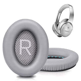 Premium Replacement Ear Pads For Bose Qc35 & Qc35Ii Headphones Made By - Comfortable Adaptive Memory Foam And Extra Durable - Fits Quietcomfort 35 & 35Ii / Soundlink 1&2 Ae?Over-Ear? (Silver)