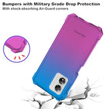 For Boost Summit 5G Cell Phone Case, With Screen Protector, Dual Layer Protective, Shockproof Corner Tpu Bumper, Slim Silicone Heavy Duty Cover For Boost Mobile Summit 5G-Blue