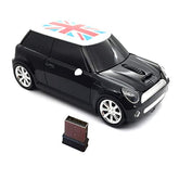 Kamouse Sports Car Shaped Wireless Mouse 3 Button Optical Mouse Ergonomic Gaming Mice With Usb Receiver For Pc Computer Laptop Gift