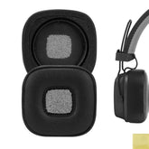Geekria QuickFit Replacement Ear Pads Compatible with Marshall Major V On-Ear Headphones, Repair Parts (Black)