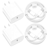 Pixel 8/7/6/5/4/3 Fast Charger, 2Pack 20W Usb C Charging Block For Google Pixel 8/8 Pro/7/7 Pro/7A, 6A/6/Pro, 5/4/3/2/Xl, Phone 15, Galaxy, Android Phones + 6Ft Usb C Cable Cord