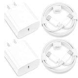 Pixel 8/7/6/5/4/3 Fast Charger, 2Pack 20W Usb C Charging Block For Google Pixel 8/8 Pro/7/7 Pro/7A, 6A/6/Pro, 5/4/3/2/Xl, Phone 15, Galaxy, Android Phones + 6Ft Usb C Cable Cord