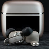 Two-230-A | Premium Memory Foam Replacement Earbud Tips For Jbl Tour Pro 3, Nothing Ear, Oneplus Buds, & More | Ultimate Comfort, Secure Fit, Superior Noise Isolation| Black (Small) (3 Pairs)