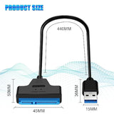 Usb 3.0 To Sata Adapter Cable For 2.5" Ssd Hdd Drives, Super Fast Data Transfe