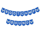 Air Force Bootcamp Bound Paper Banner,Military Recruits Air Force Farewell Party Welcome Ceremony Party Decorations