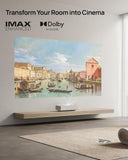 Aura Series Ust Laser Projector, Dolby Vision, Imax Enhanced, 1,000,000:1 Dynamic Contrast Ratio, 0.177:1 Throw Ratio, Harman Kardon, 2300 Lumens Aura 2 Gtv White