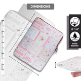 Sonix | Puffy Laptop Sleeve | 15-16 Inch, Quilted Pillow Puffer Laptop Carrying Case, Computer Sleeve | Patchwork Cottage