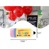 Watch Out 1St Grade Here I Come Photo Sign For 1St Grade Back To School Decorations, 1St Grade Back To School Supplies, First Day Of 1St Grade Decorations Photo Board